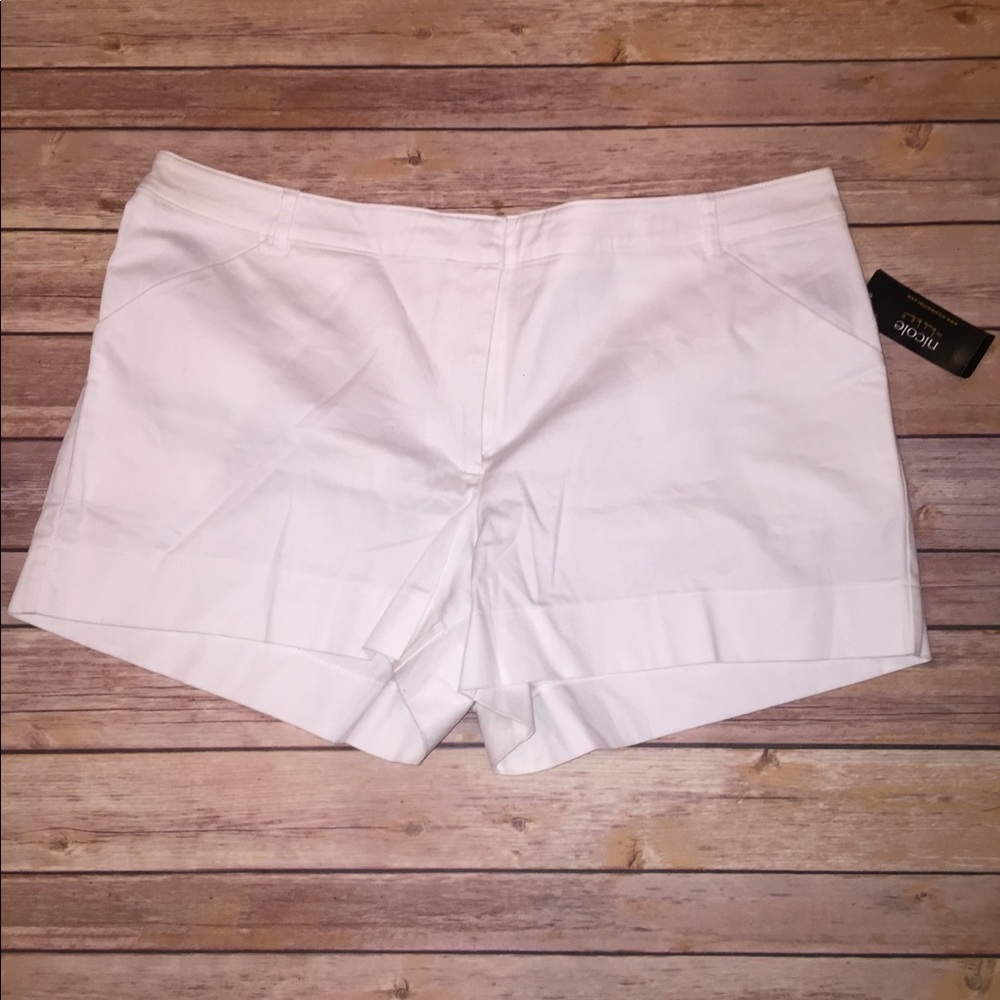 White shorts NWT